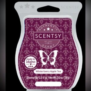 Scentsy Winterberry Apple Tea Wax Bar